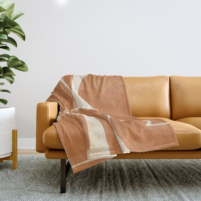 Minimal Abstraction 8 Throw Blanket Gallery Image 1