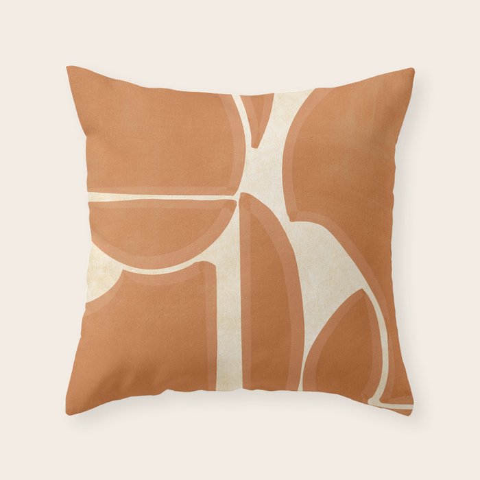 Minimal Abstraction 8 Throw Pillow Gallery Image 1