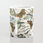 Vintage Scientific Illustration Butterfly Botanical Floral Lithograph Encyclopaedia Diagrams  Coffee Mug Gallery Image 4