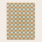 Checkered Multicolor Pattern III Earthy Natural Notebook Gallery Image 4