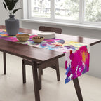 Watercolor flowers and plants 02 Table Runner Gallery Image 2