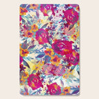 Watercolor flowers and plants 02 Cutting Board Gallery Image 1