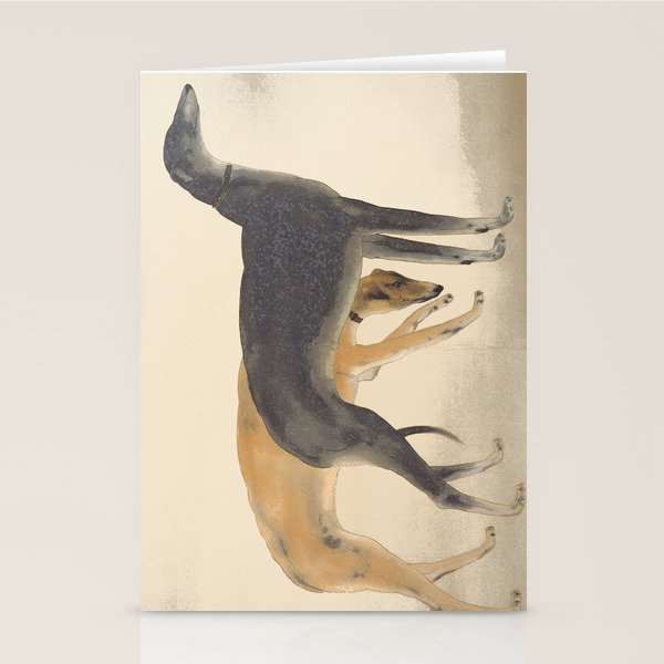 Two Sighthounds Stationery Card Gallery Image 2