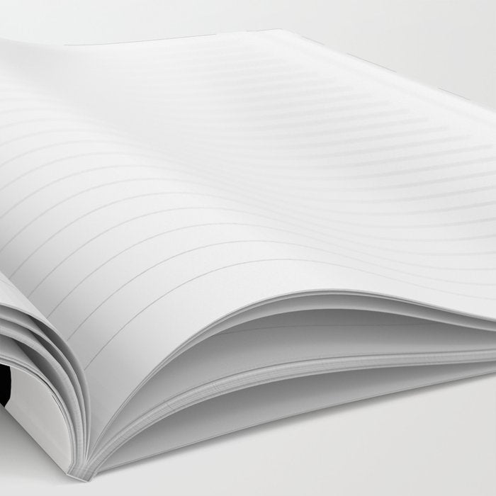 Black and White Warped Checkerboard Notebook Gallery Image 2