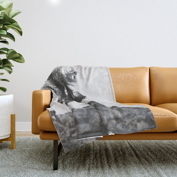 JOSHUA TREE XIII / California Desert Throw Blanket Gallery Image 1