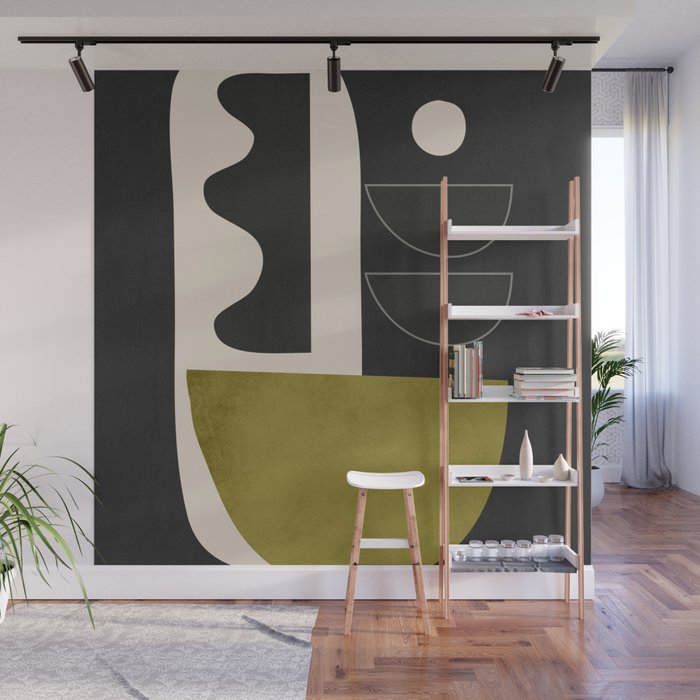 Abstract Minimal Shapes 122 Wall Mural Gallery Image 1