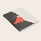 Modern Organic  Black And Red Forms Notebook Gallery Image 2