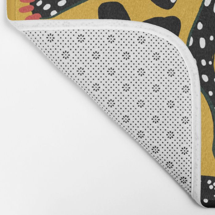 Bold cheetah dance Bath Mat Gallery Image 2