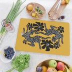 Bold cheetah dance Cutting Board Gallery Image 2