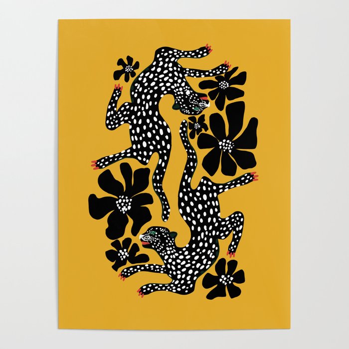 Bold cheetah dance Poster Gallery Image 1