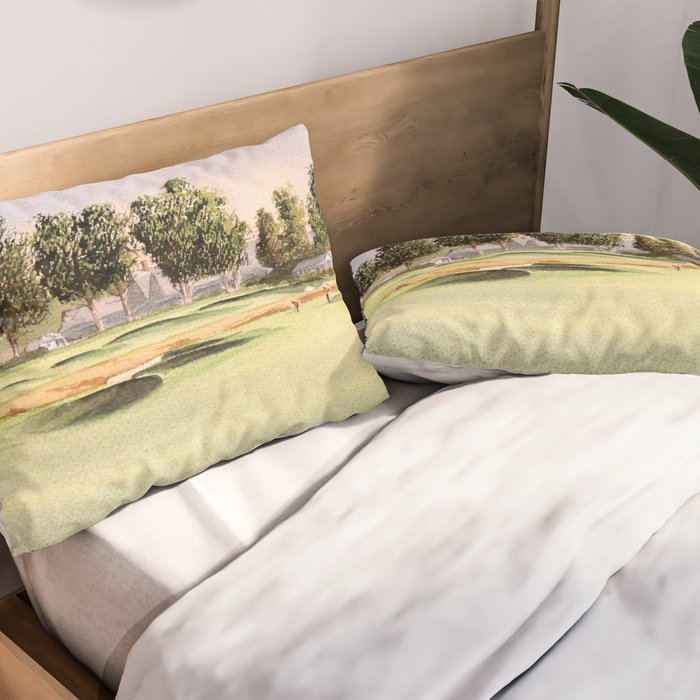 Oakmont Golf Course Pillow Sham Gallery Image 2