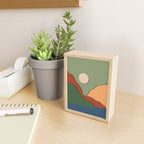 Minimal lake side view  Mini Art Print Gallery Image 2