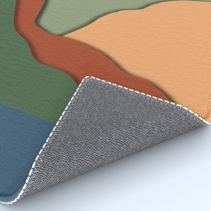 Minimal lake side view  Rug Gallery Image 4
