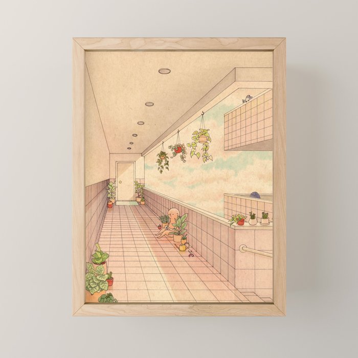 Walkway Mini Art Print Gallery Image 1