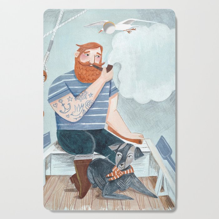 Skipper and Dog Cutting Board Gallery Image 1