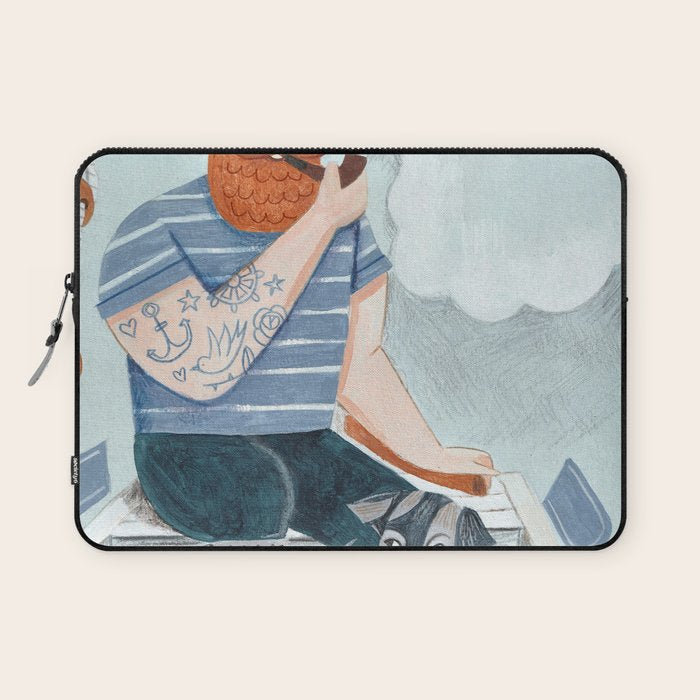 Skipper and Dog Laptop Sleeve Gallery Image 1
