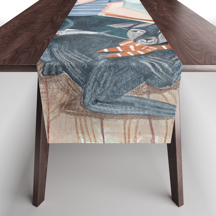 Skipper and Dog Table Runner Gallery Image 1