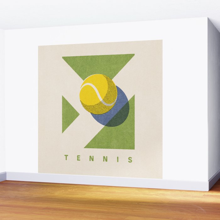 BALLS - Tennis - Grass Court - Summer Games Wall Mural Gallery Image 2