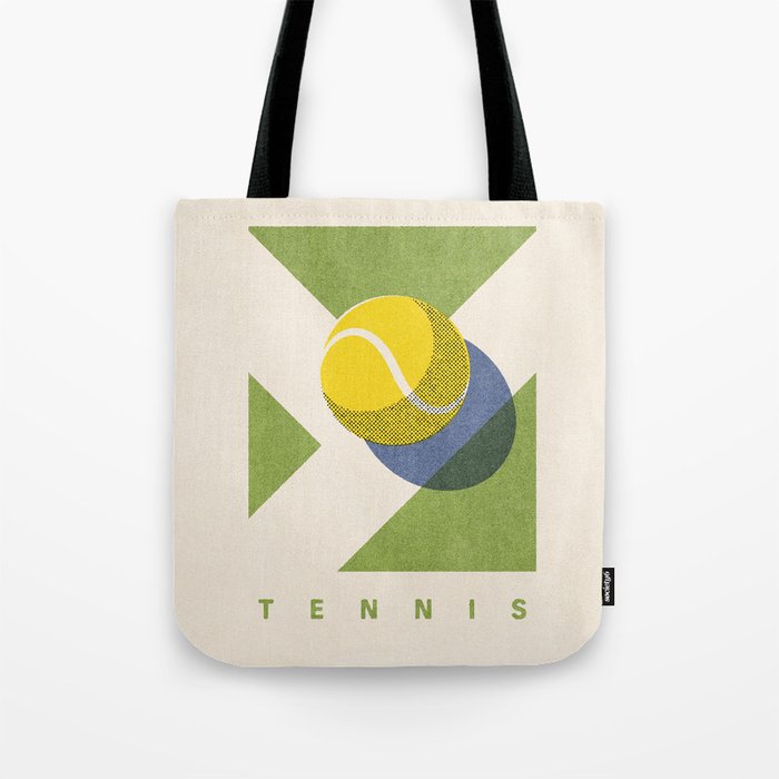 BALLS - Tennis - Grass Court - Summer Games Tote Bag Gallery Image 1