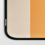 Mid Century Modern Minimalist Color Block Pattern Yellow Grey Green Laptop Sleeve Gallery Image 3