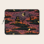 Halloween Night - Bonfire Glow Laptop Sleeve Gallery Image 1
