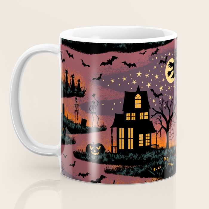 Halloween Night - Bonfire Glow Coffee Mug Gallery Image 3