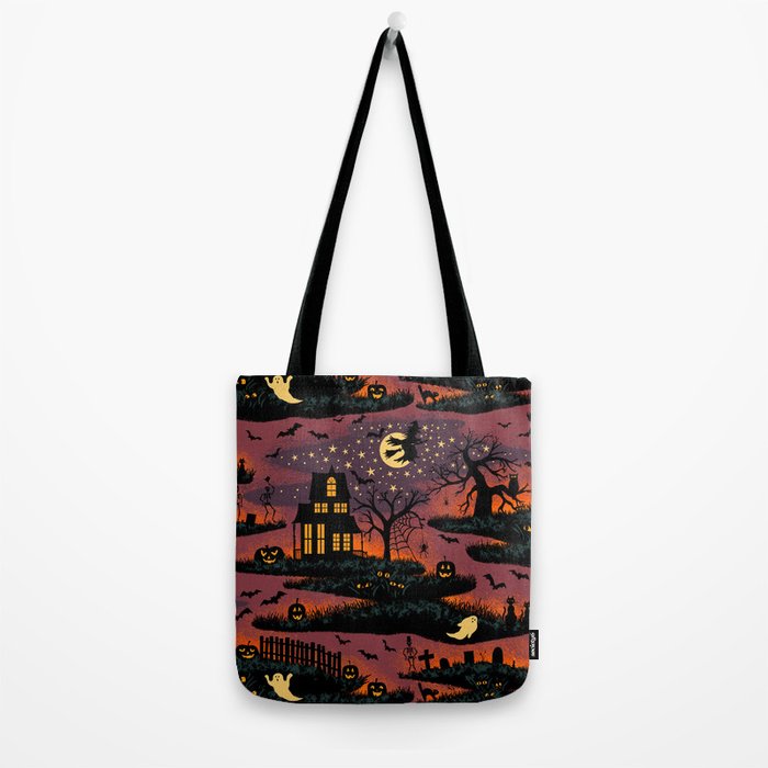Halloween Night - Bonfire Glow Tote Bag Gallery Image 2