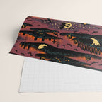 Halloween Night - Bonfire Glow Wrapping Paper Gallery Image 2