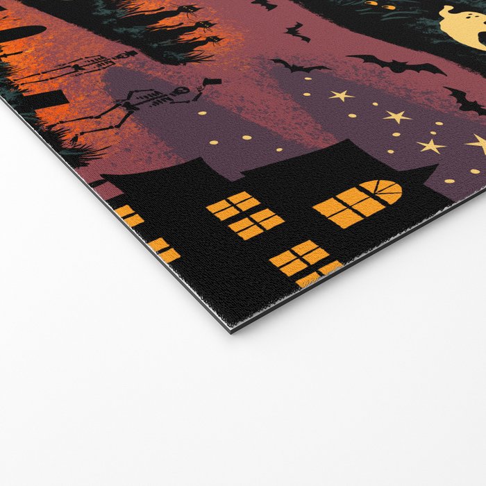 Halloween Night - Bonfire Glow Welcome Mat Gallery Image 2