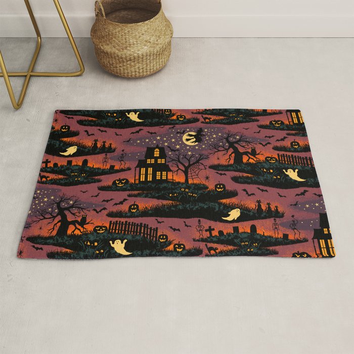 Halloween Night - Bonfire Glow Rug Gallery Image 1