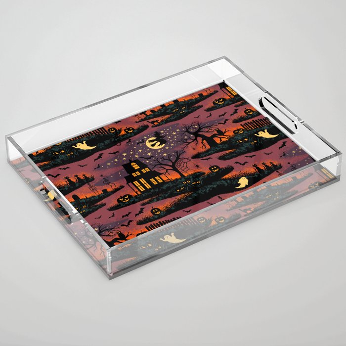 Halloween Night - Bonfire Glow Acrylic Tray Gallery Image 1