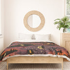 Halloween Night - Bonfire Glow Duvet Cover Gallery Image 3