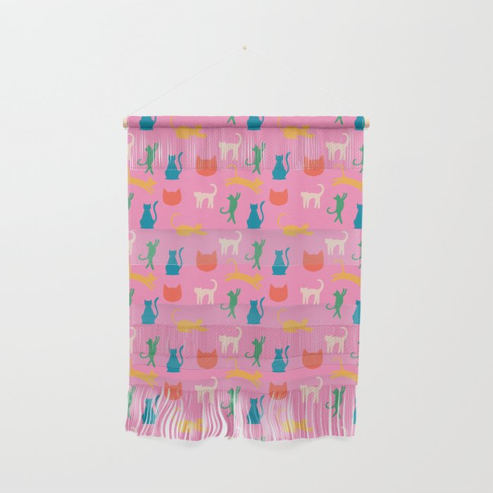 Rainbow Cats in Pencil  Wall Hanging Gallery Image 1