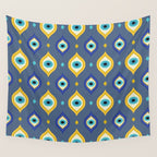 Mystic Evil Eyes Pattern Wall Tapestry Gallery Image 4