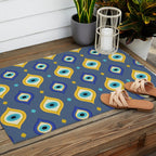 Mystic Evil Eyes Pattern Outdoor Rug Gallery Image 2