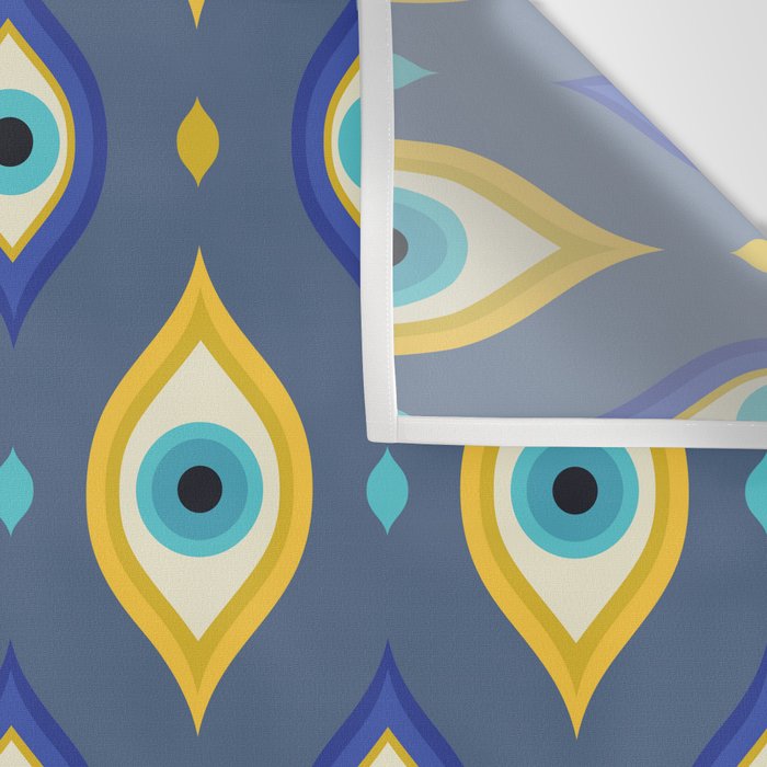 Mystic Evil Eyes Pattern Wall Tapestry Gallery Image 3