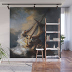 Stolen Painting - The Storm on the Sea of Galilee by Rembrandt Wall Mural Gallery Image 1