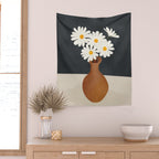Flowers in a Vase 02 Wall Tapestry Gallery Image 2