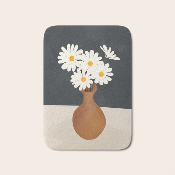 Flowers in a Vase 02 Bath Mat Gallery Image 1