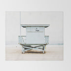 California Beach Tower Throw Blanket Gallery Image 2