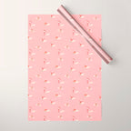 Waikiki beach in pink Wrapping Paper Gallery Image 1