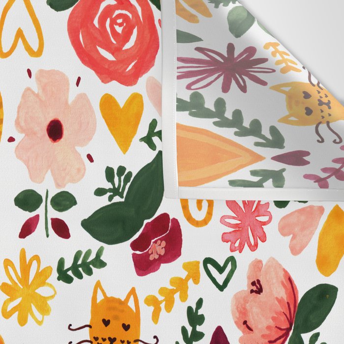 Valentine Cats Wall Tapestry Gallery Image 3