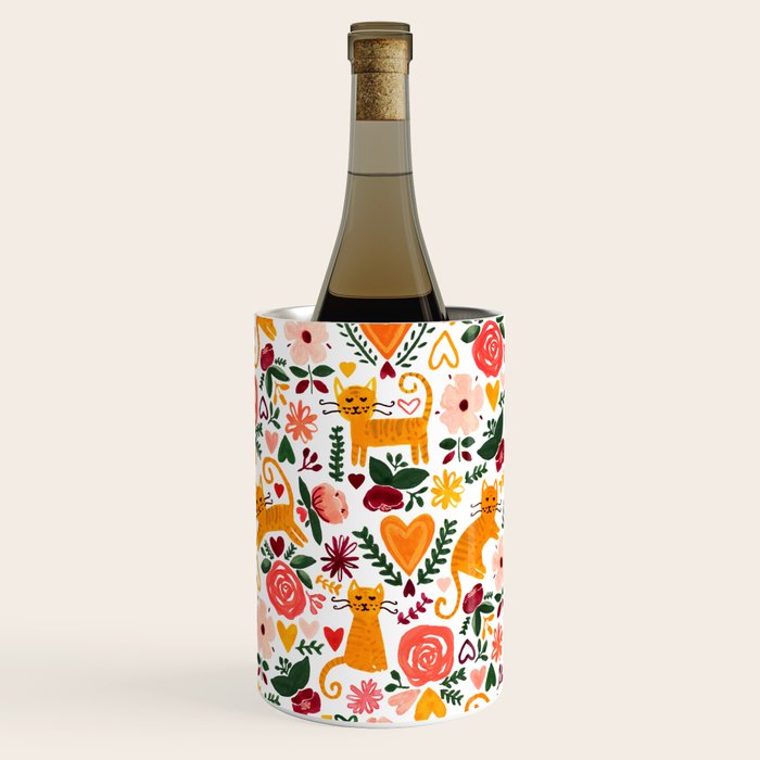 Valentine Cats Wine Chiller Gallery Image 1