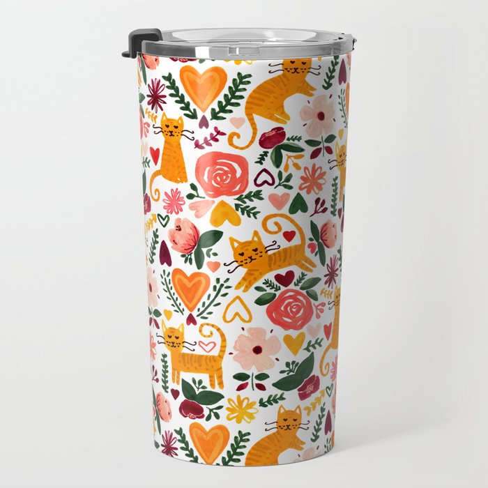 Valentine Cats Travel Mug Gallery Image 3