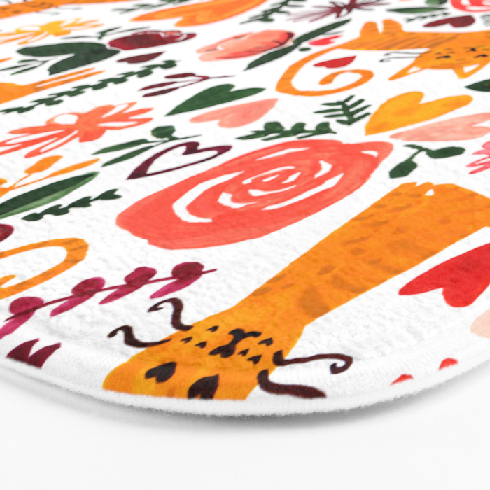 Valentine Cats Bath Mat Gallery Image 3