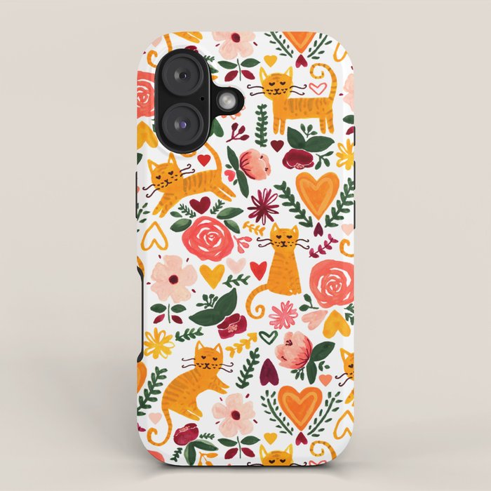 Valentine Cats iPhone Case Gallery Image 1