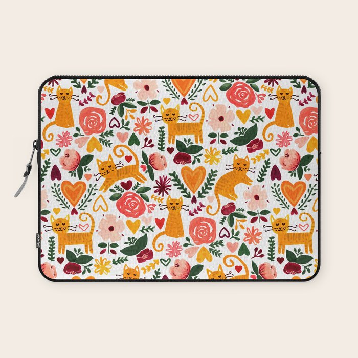 Valentine Cats Laptop Sleeve Gallery Image 1