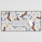 Magnolia flower and insect Desk Mat Gallery Image 1