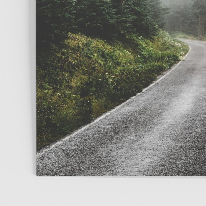 Foggy Forest Road - Pacific Northwest Travel Poster Gallery Image 3