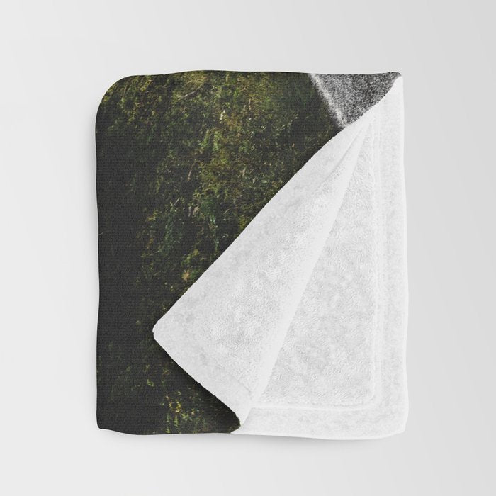 Foggy Forest Road - Pacific Northwest Travel Throw Blanket Gallery Image 3